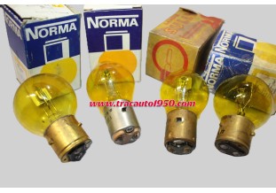 UN LOT DE 4 AMPOULES NORMA 6V DIVERSES...AUTOS ANCIENNES