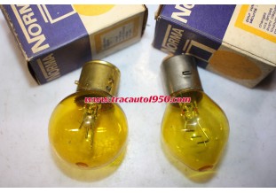 2 AMPOULES NORMA 12V 45W/45W-15W...AUTOS ANCIENNES