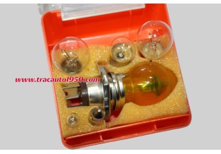 COFFRET DE LAMPES DE SECOURS 12V H4 60/55W P43T...AUTOS DIVERSES