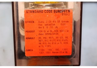 cOFFRET DE LAMPES DE SECOURS ARCOLL 12V CE 60/55W P43T...AUTOS DIVERSES