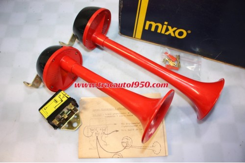 COFFRET AVERTISSEUR 6V KLAXON MIXO RIVIERA...AUTIOS ANCIENNES