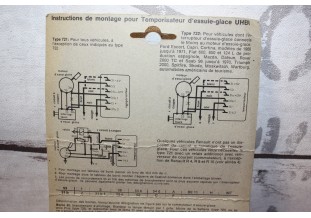 TEMPORISATEUR ELECTRONIQUE POUR VITESSE D'ESSUIE-GLACE...AUTOS ANIENNES