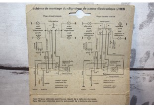 AVERTISSEUR DE PANNE ELECTRONIQUE POUR CLIGNOTANT GENERAL 6/12V...AUTOS DIVERS