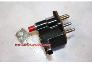 COMMUTATEUR DE DEMARRAGE GELBON A CLEF + POUSSOIR 4 BROCHES...CITROEN DIVERS