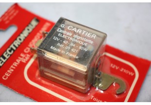 CENTRALE CLIGNOTANTE ELECTRONIQUE G. CARTIER n° 01421 12V 42/84/92W...AUTOS DIVERS
