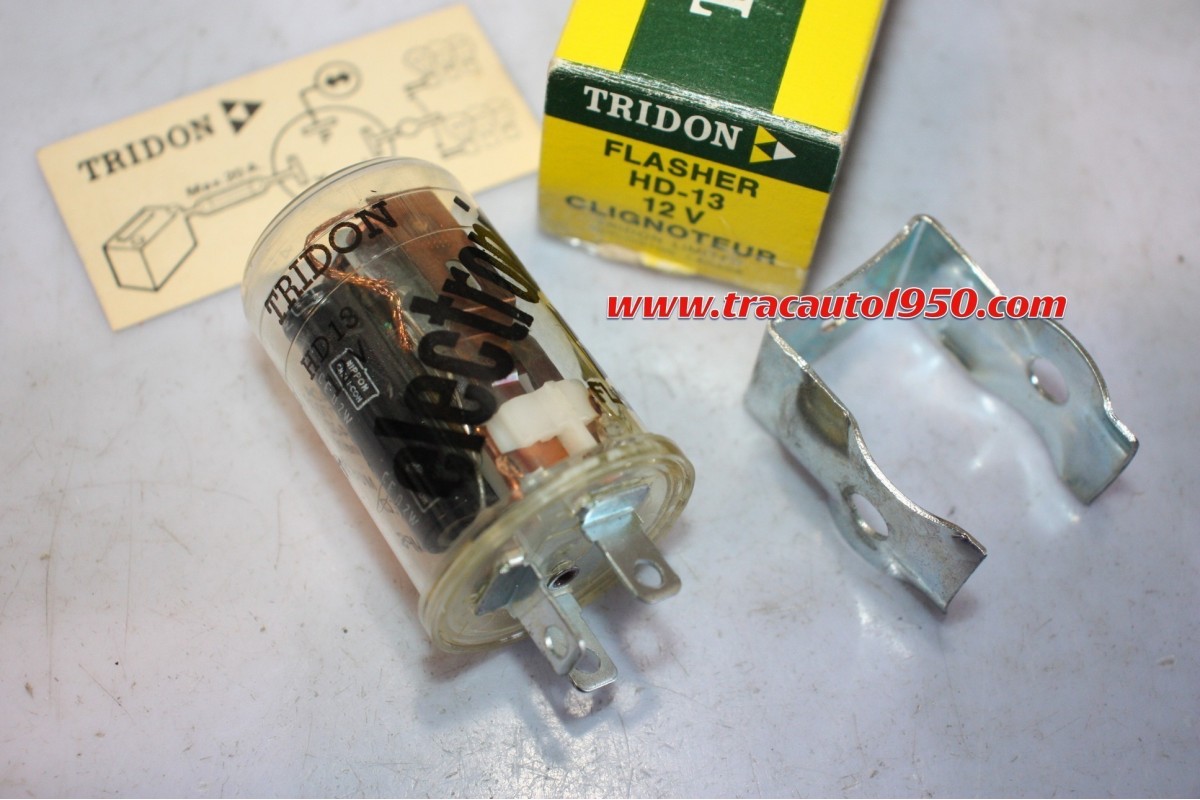 CENTRALE CLIGNOTANTE ELECTRONIQUE TRIDON HD-13 12V 3 BORNES...AUTOS DIVERSES