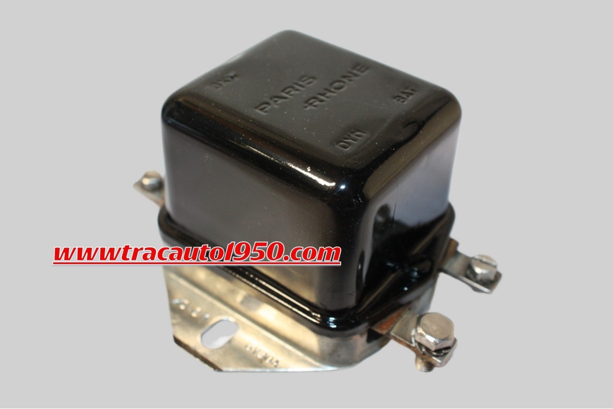 REGULATEUR PARIS RHONE 6V XDA 211 30A POUR DYNAMOS G11R / G11C...RENAULT 4CV DAUPHINE FREGATE ESTAFETTE