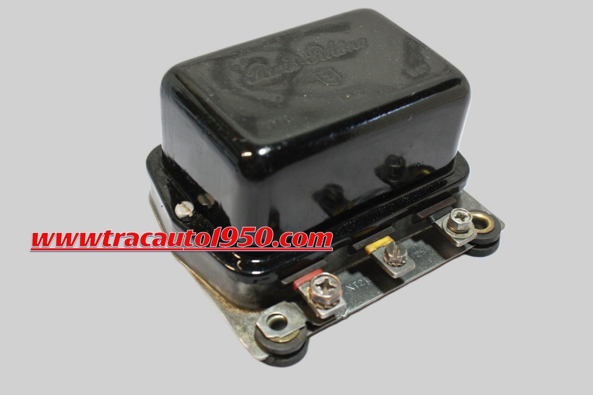 REGULATEUR PARIS-RHONE 6V 25A XT212 POUR DYNAMOS G11R 111/116...CITROEN 2CV DYANE 6V