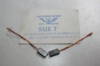 CHARBONS SVX 5 POUR ALTERNATEUR 12V SEV MARCHAL...RENAULT R16 R15 R...