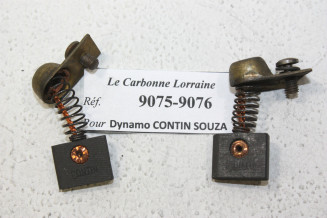 CHARBONS 9075/9076 POUR DYNAMOS CONTINSOUZA...POUR PEUGEOT 201 301 DONNET