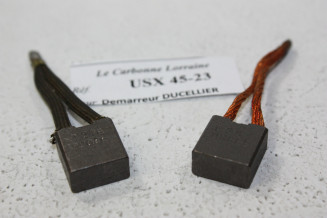 CHARBONS USX 45-23 POUR DEMARREUR DUCELLIER...PANHARD PL17 DYNA DE ROVIN