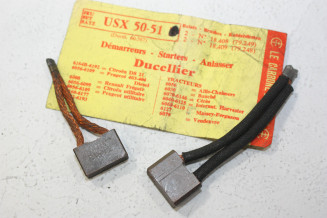 CHARBONS USX 50-51 POUR DEMARREUR DUCELLIER...CITROEN TRACTION DS I...
