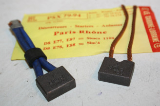 CHARBONS PSX 79-94 POUR DEMARREUR PARIS RHONE...POUR SIMCA 1100 SIMCA 1000 4CV