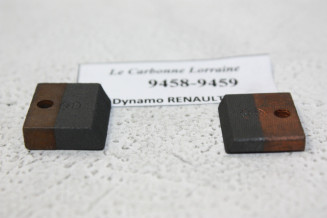 CHARBONS 9458/9459 POUR DYNAMOS RENAULT...POUR RENAULT JUVAQUATRE -...