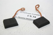 CHARBONS UX 34 POUR DYNAMOS 6/12V DUCELLIER...4CV SIMCA ARONDE PANH...