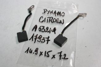 CHARBONS CX 4  POUR DYNAMOS 6V CITROEN...CITROEN 2CV A AZ AZU