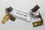CHARBONS UX 67-68 POUR ALTERNATEUR DUCELLIER...POUR ID/DS 404 504 INJ SIMCA 1200