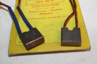 CHARBONS PSX 64-70 POUR DEMARREURS PARIS RHONE...ID DS 403 404 504 ...