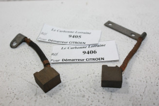 CHARBONS 9405/9406 POUR DEMARREUR 6V CITROEN...POUR CITROEN TRACTIO...