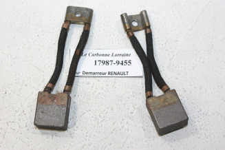 CHARBONS 9455/1 POUR DEMARREURS RENAULT...POUR RENAULT DIVERS AVANT GUERRE