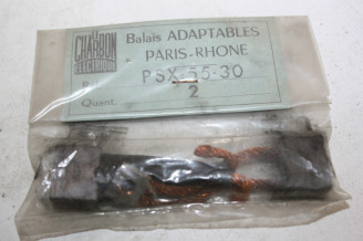 CHARBONS PSX 55-30 POUR DEMARREUR 12v PARIS RHONE...CITROEN 2CV PAN...