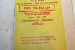 CHARBONS PSX 122-123-124 POUR DEMARREUR PARIS RHONE...POUR CITROEN ...
