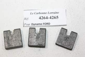 CHARBONS 4264/4265 POUR DYNAMOS FORD...POUR FORD A AA AF B V8 1935