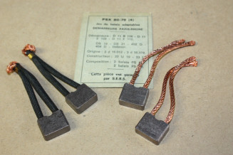 CHARBONS PSX 80-79 POUR DEMARREUR PARIS RHONE...DS19/DS21 403/404 D...
