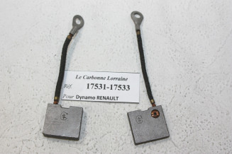 CHARBONS 17531/17533 POUR DYNAMOS RENAULT...POUR RENAULT DIVERS AVANT GUERRE