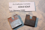 CHARBONS 4264/4265 POUR DYNAMOS FORD...POUR AUTOS FORD A AA AF B V8...