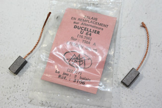 CHARBONS UX 64 POUR ALTERNATEURS DUCELLIER...POUR 204 304 404 CITRO...