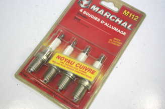 JEU DE 4 BOUGIES MARCHAL M112...CITROEN VISA GTI SEAT mot PORSCHE J...