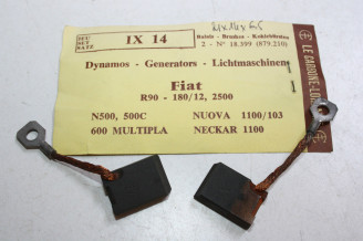 CHARBONS IX 14 POUR DYNAMO FIAT...POUR FIAT 500 600 MULTIPLA NUOVA ...