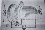 NEZ DE DEMARREUR CITROEN LJ 33 D/82,4mm...CITROEN CAMIONS P32 P45 -...