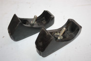 PAIRE DE BUTOIRS DE PARE-CHOC D/G NEUF...RENAULT R4 - Tracauto1950