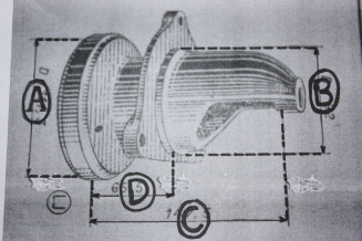 NEZ DE DEMARREUR CITROEN RTG 102 D/82,4mm...CITROEN CAMIONS P32 P45...