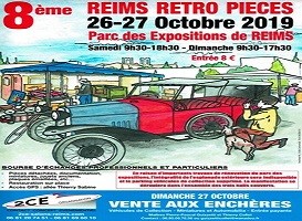 26-27 Octobre 2019 / 8e Reims Rétro Pièces